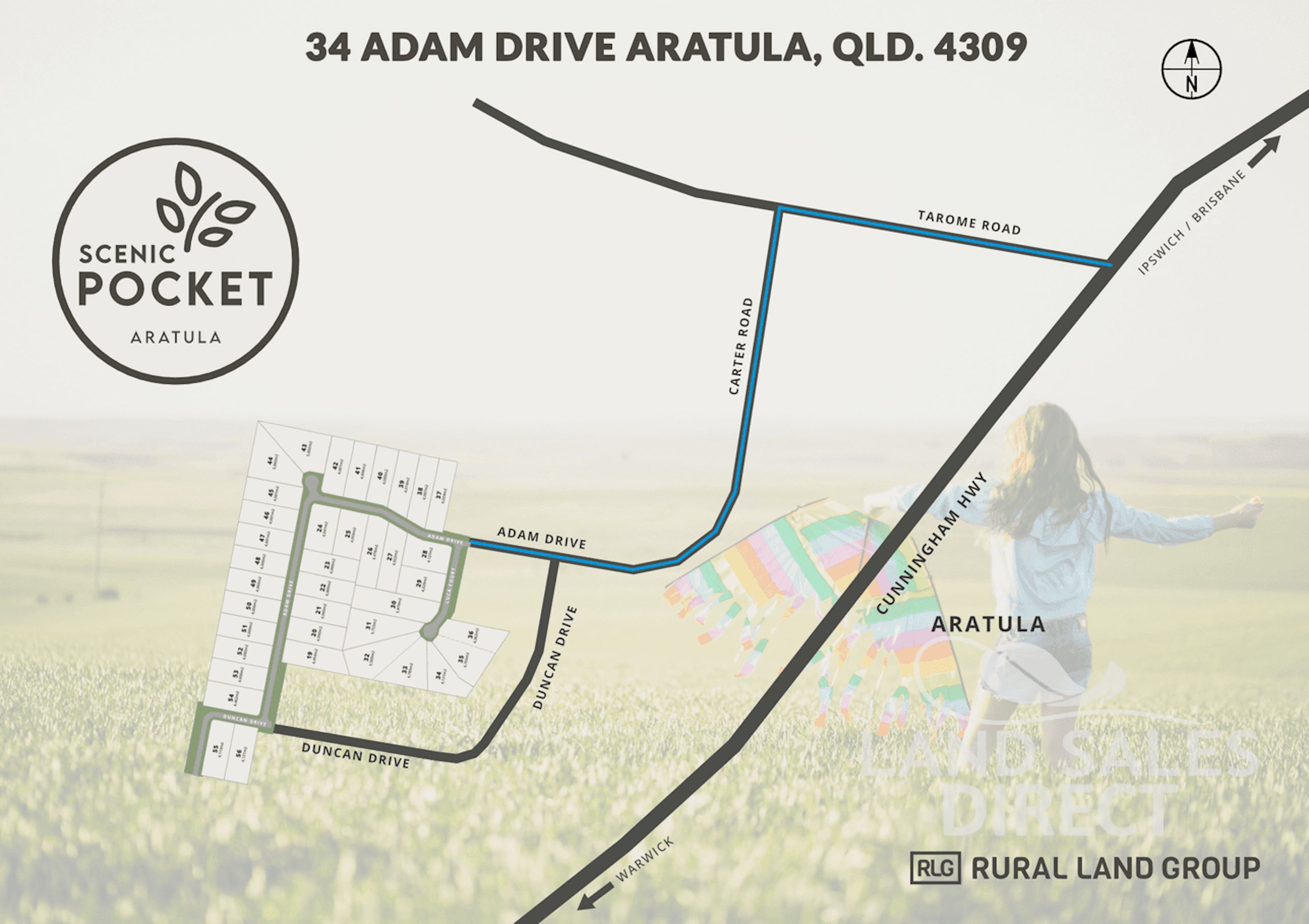 [Land for Sale] Scenic Pocket Estate, Aratula OpenLot